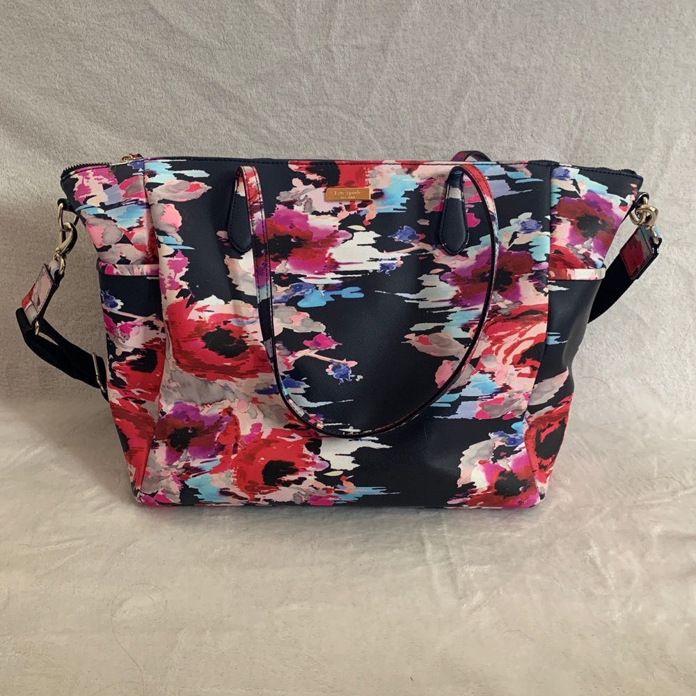 Kate Spade Adaira Laurel Way floral diaper bag - Picture 1 of 16